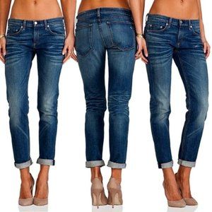 Rag & Bone The Dre Boyfriend Jeans Bradford Sz 24